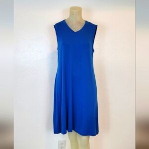 Eileen Fisher blue Knit dress